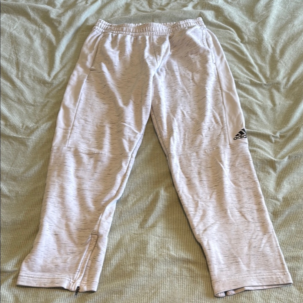 Adidas White Track Pants